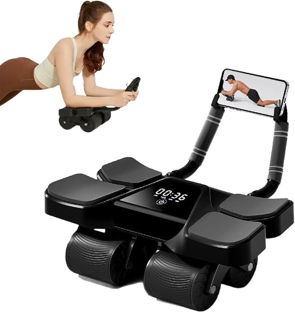 Amazon.co.jp: AORTD 腹筋ローラー 膝マット付き アブローラー